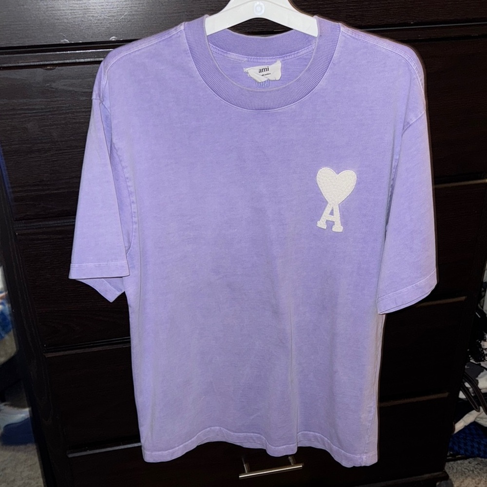Purple Ami Paris t shirt